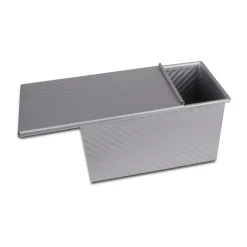 Backformen|Kochwelt Entdecken<Städter Toastbrotform mit Deckel 22x12x11 cm We love baking grau