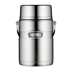 Thermobehälter<Thermos Isolier-Speisegefäß 1,2 l Stainlesse King Food Jar silber
