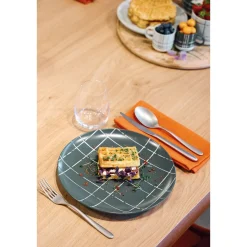 Thomas Teller tief 23 cm Fun Karo dark