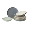 Geschirrsets 6 Personen<Thomas Teller-Set 12-tlg. Nature Mixed