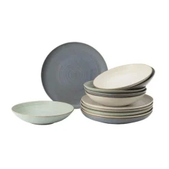 Geschirrsets 6 Personen<Thomas Teller-Set 12-tlg. Nature Mixed