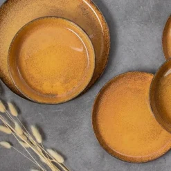 Tischwelt Frühstücksteller 20 cm Marrakesch Safran