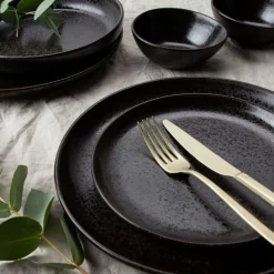 Frühstücksteller<Tischwelt Frühstücksteller 20 cm Java schwarz