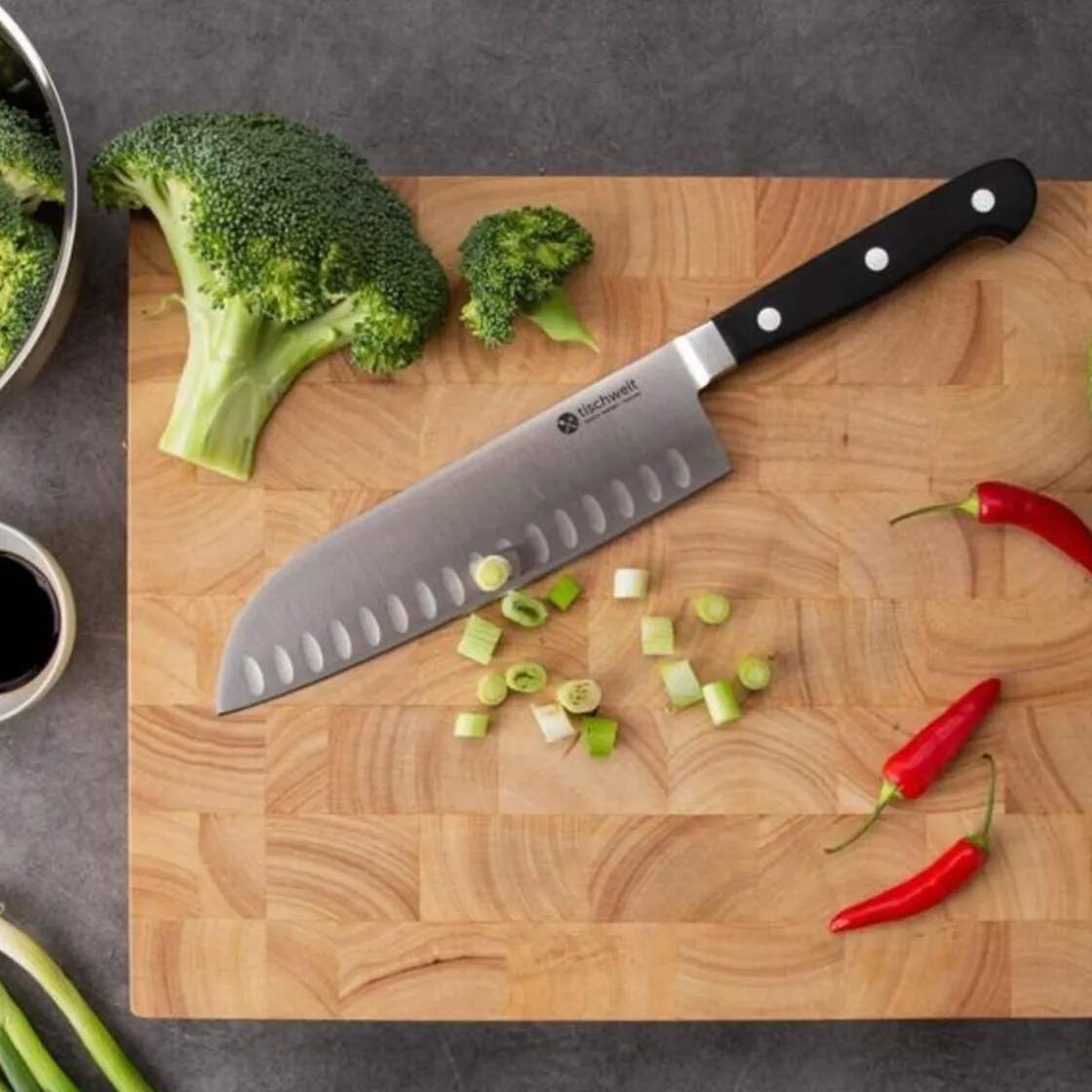 Tischwelt Santokumesser 18 cm Classic