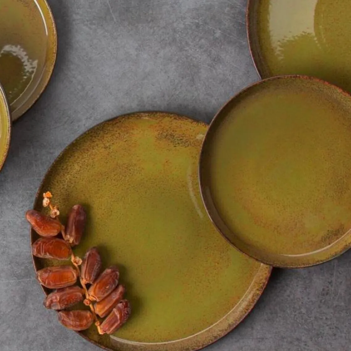 Tischwelt Schale 19 cm Marrakesch Olive