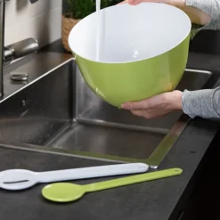 Salat Zubehör<Trebonn Salatbesteck 2-tlg. Nest & Serve green/white