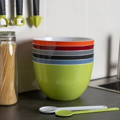 Schüsseln|Salatschüssel<Trebonn Schüssel 22 cm Pile grün