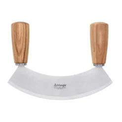 Messer & Co. Entdecken|Kräutergarten<Triangle Wiegemesser einschneidig 18 cm Esche