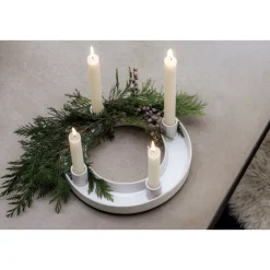 Weihnachten<Villeroy & Boch Adventskranz 26 cm Winter Glow