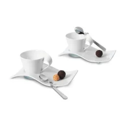 Kaffeetassen<Villeroy & Boch Becher-Set 6-tlg. NewWave Caffè