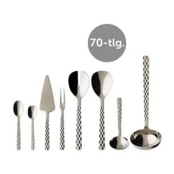 Besteck Set 12 Personen<Villeroy & Boch Besteck 70tlg. Suppenschöpfer Boston