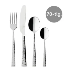 Besteck Set 12 Personen<Villeroy & Boch Besteck-Set 70-tlg. Blacksmith Edelstahl