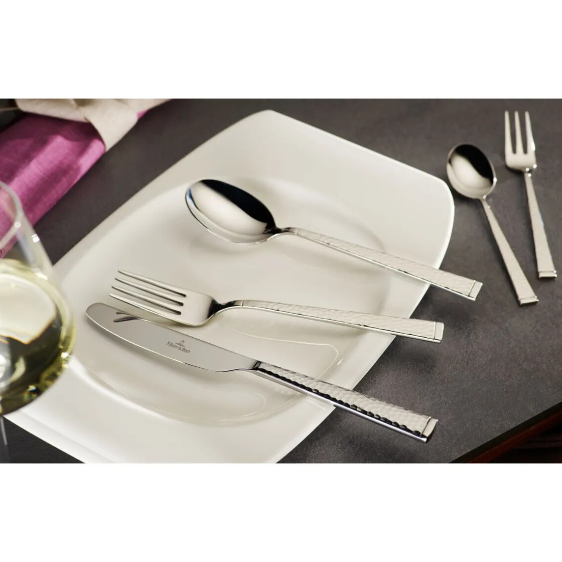 Besteck Set 12 Personen<Villeroy & Boch Besteck-Set 70-tlg. Blacksmith Edelstahl