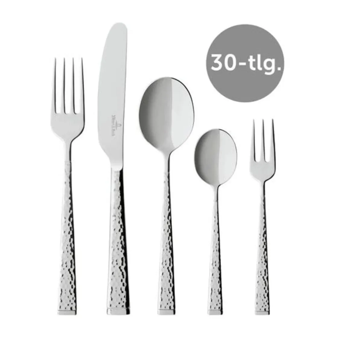 Villeroy & Boch Besteck-Set 30-tlg. Blacksmith Edelstahl
