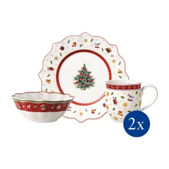 Villeroy & Boch Breakfast for 2 weiss Set 6tlg. Toy's Delight