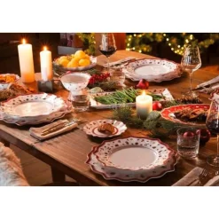 Brotteller|Weihnachten<Villeroy & Boch Brotteller rot Toy's Delight