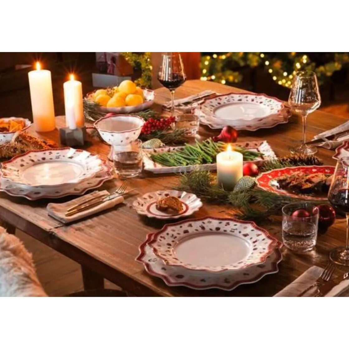 Brotteller|Weihnachten<Villeroy & Boch Brotteller rot Toy's Delight