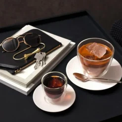 Milchkaffeeuntertassen<Villeroy & Boch Café au Lait Untertasse 17 cm Manufacture Rock blanc