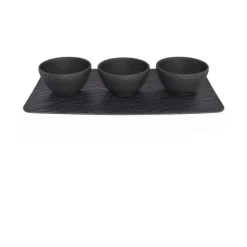 Villeroy & Boch Dipschälchen-Set 4-tlg. Manufacture Rock