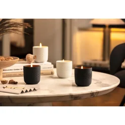 Villeroy & Boch Duftkerze Carré Mystery 9 cm Manufacture Collier blanc