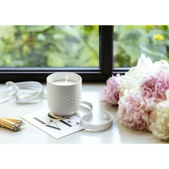 Villeroy & Boch Duftkerze Perle Sparkle 9 cm Manufacture Collier blanc