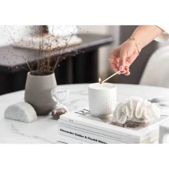 Villeroy & Boch Duftkerze Perle Sparkle 9 cm Manufacture Collier blanc