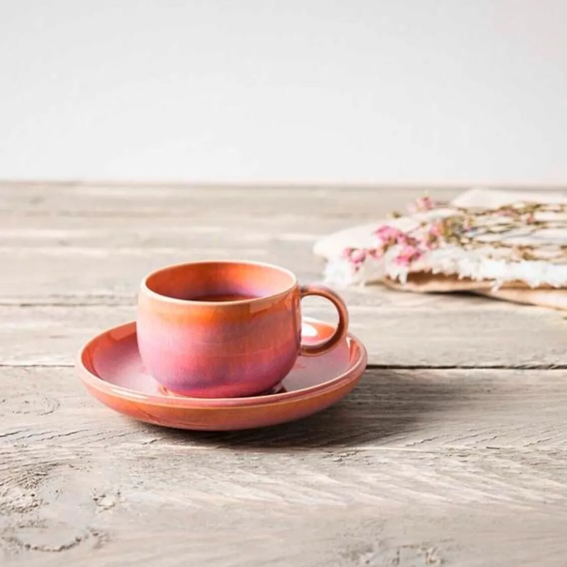 Espressountertassen|Sommertafel<Villeroy & Boch Espresso-Untertasse 12 cm Perlemor Coral