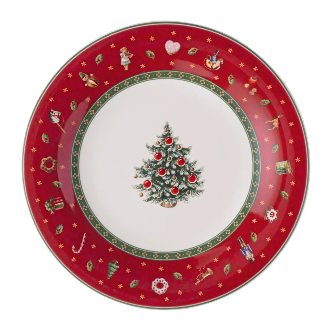 Dessertteller|Weihnachtsgeschirr<Villeroy & Boch Frühstücks-/Dessertteller 22 cm Toy’s Delight Specials rot