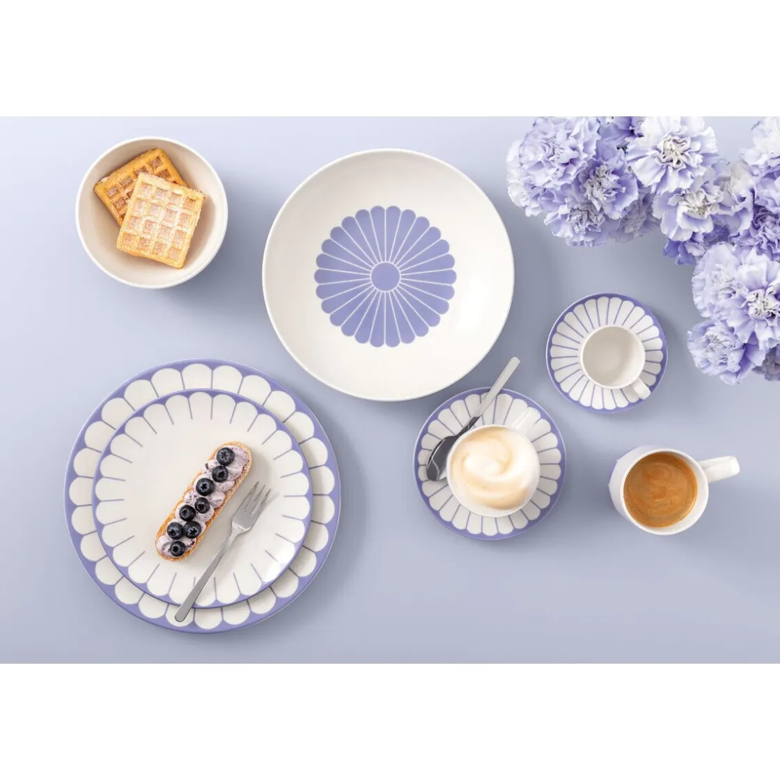 Frühstücksteller<Villeroy & Boch Frühstücks-/Dessertteller 21 cm Fleur bleu
