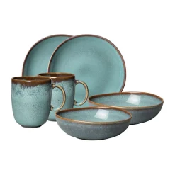 Geschirrsets 2 Personen<Villeroy & Boch Frühstücksset 6-tlg. Lave glacé