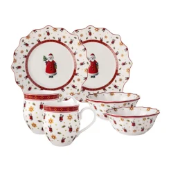 Geschirrsets 2 Personen<Villeroy & Boch Frühstücksset Santa 6-tlg. Toy’s Delight