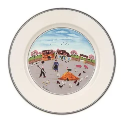 Frühstücksteller<Villeroy & Boch Frühstücksteller 21 cm Design Naif Hühnerhof