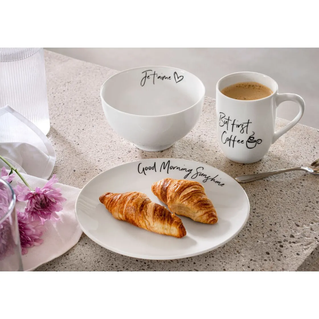 Frühstücksteller<Villeroy & Boch Frühstücksteller 21 cm Statement Good Morning Sunshine
