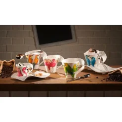 Villeroy & Boch Henkelbecher 0,24 l NewWave Caffè Eisvogel