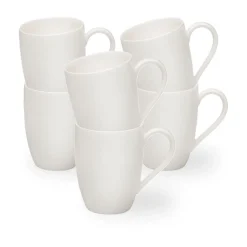 Becher<Villeroy & Boch Henkelbecher 6er-Set EC Basic White