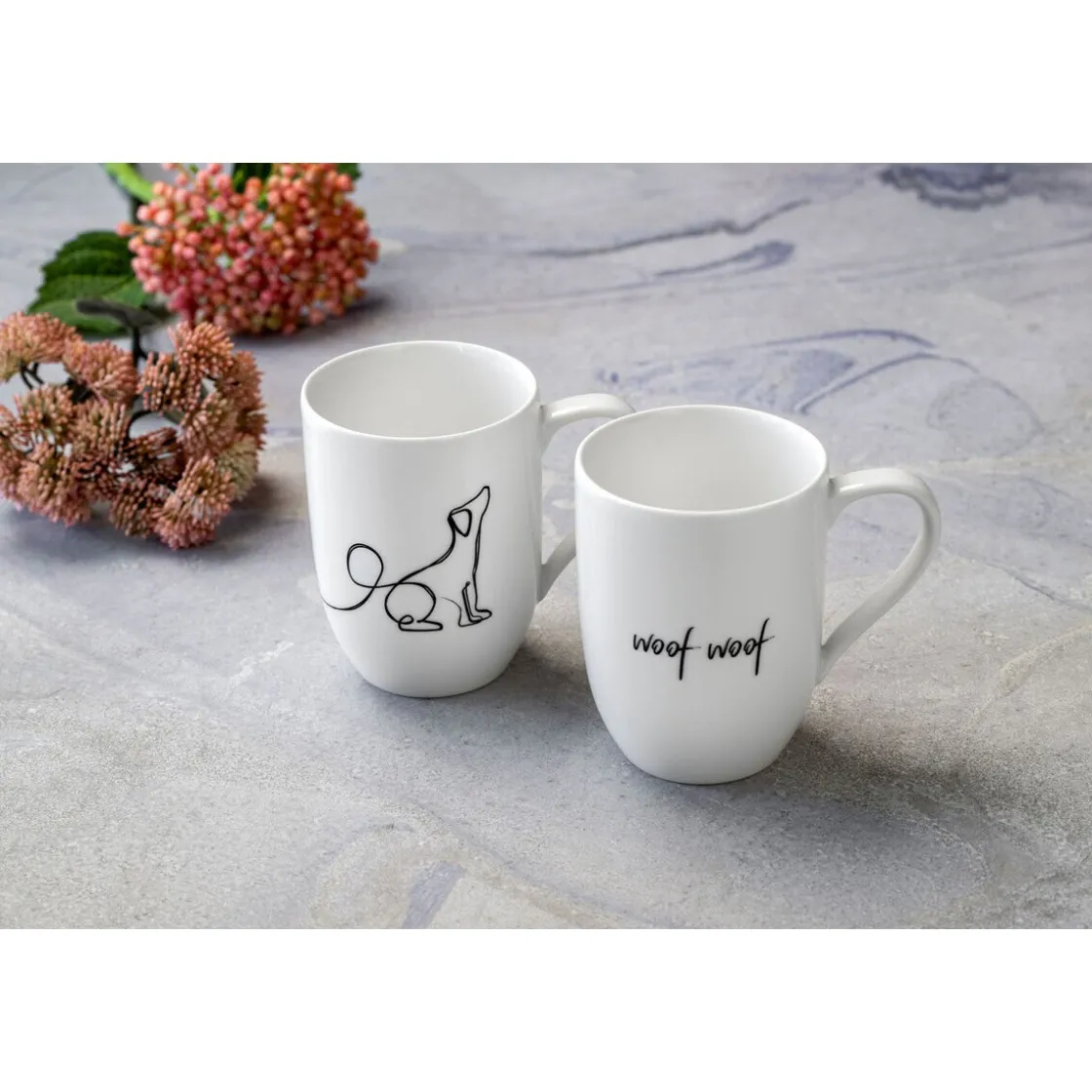 Villeroy & Boch Henkelbecher 2er-Set Statement Dog