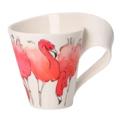 Villeroy & Boch Henkelbecher 0,24 l NewWave Caffè Rosa Flamingo