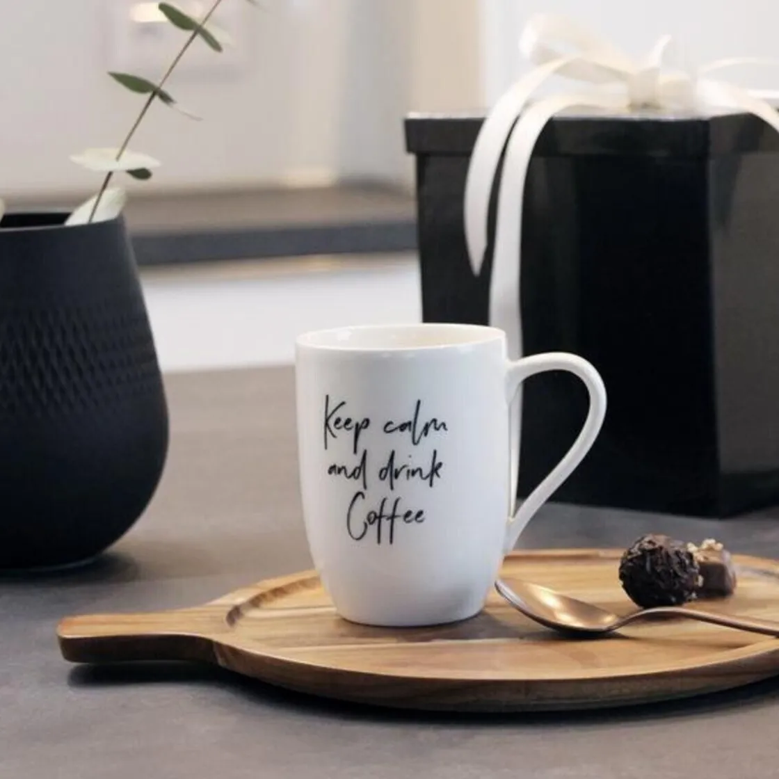 Becher<Villeroy & Boch Henkelbecher 0,29 l Statement Keep Calm