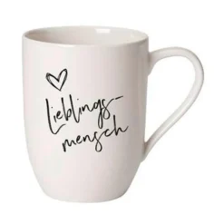 Becher<Villeroy & Boch Henkelbecher 0,29 l Statement Lieblingsmensch
