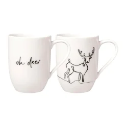 Villeroy & Boch Henkelbecher 2er-Set Statement XMAS Rentier