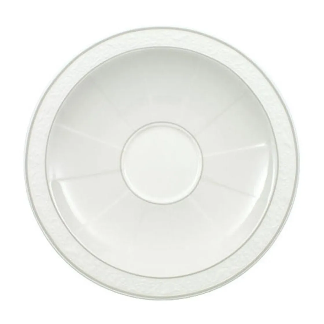 Kaffeeuntertassen<Villeroy & Boch Kaffee/Tee-Untertasse 16 cm Gray Pearl