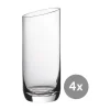Villeroy & Boch Longdrinkglas 4er-Set NewMoon klar