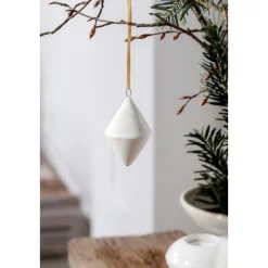 Weihnachten|Weihnachtsdekoration<Villeroy & Boch Ornament Doppelkegel 8 cm Winter Glow
