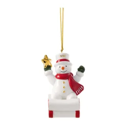 Weihnachtsdekoration<Villeroy & Boch Ornament Schneemann 2025 9 cm Christmas Classics