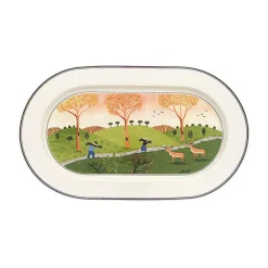 Villeroy & Boch Platte oval 34cm Design Naif