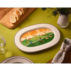 Villeroy & Boch Platte oval 34cm Design Naif
