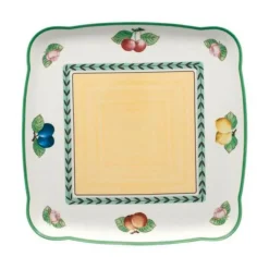 Servierplatten<Villeroy & Boch Platte quadratisch 30 cm Charm&Breakfast French Garden