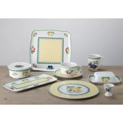 Servierplatten<Villeroy & Boch Platte quadratisch 30 cm Charm&Breakfast French Garden