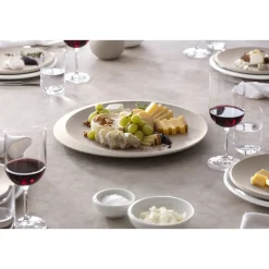 Servierplatten<Villeroy & Boch Präsentationsplatte 37 cm NewMoon Beige