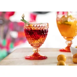 Rotweingläser<Villeroy & Boch Rotweinglas 0,2 l Boston Coloured Apricot